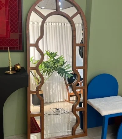 آینه قدی پنجره ای موجی