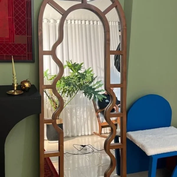 آینه قدی پنجره ای موجی