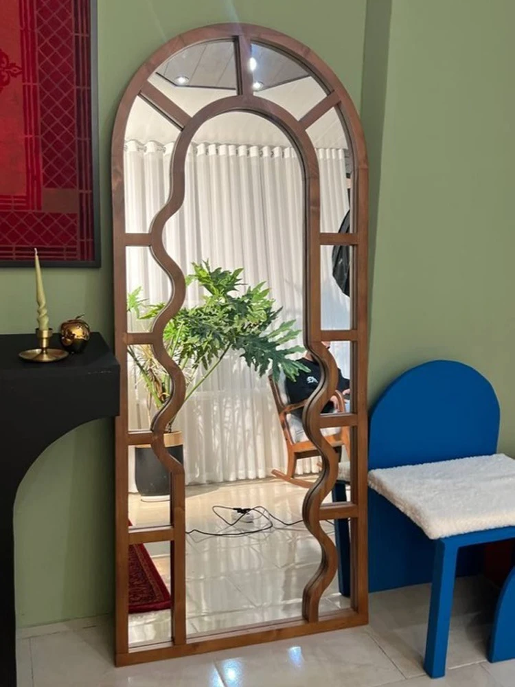 6 آینه قدی پنجره ای موجی
